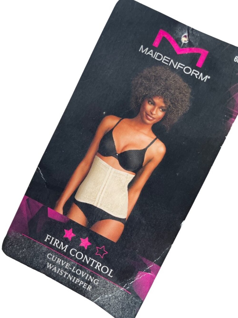 Maidenform Firm Control Waistnipper Shapewear Beige Small Hook & Eye Closure